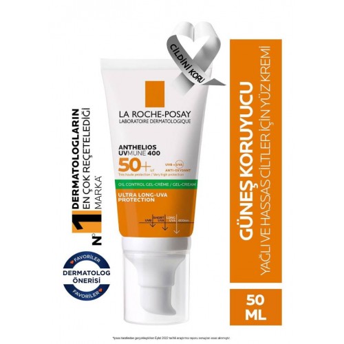 Anthelios Dry Touch Spf50 Yüz Güneş Koruyucu
