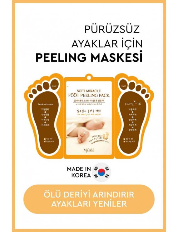 Miracle Foot Peeling Pack Ayak Maskesi