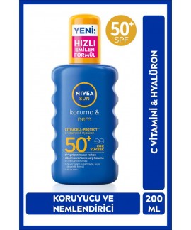 SUN SPF 50+ Yüksek Güneş Koruyucu Vücut Spreyi